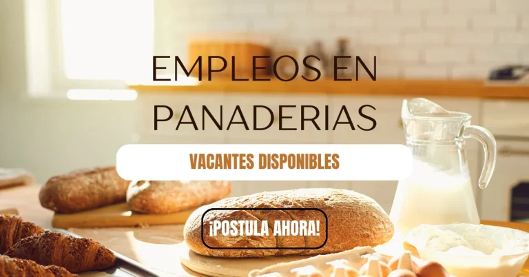 🍞 EMPLEOS EN PANADERÍAS 🍞