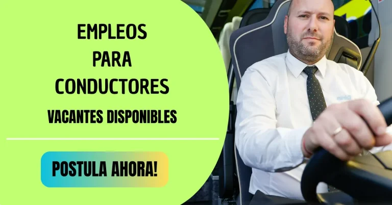 🚦 EMPLEOS PARA CONDUCTORES 🚦